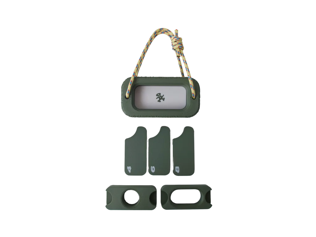 Poutre entraînement escalade complète Pack Pro contenu Origin modules spacers Vert kaki